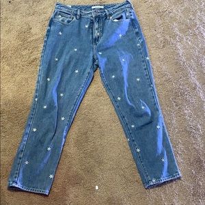 PacSun flower jeans